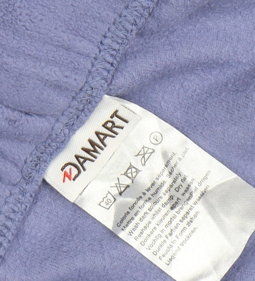 Damart Women’s Blue Fleece Sweatpants XL 25in Inside Leg