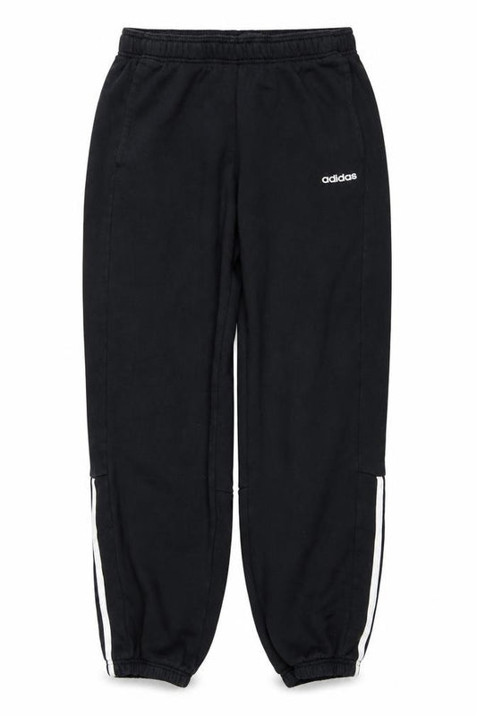 Adidas Womens Black Joggers L Regular Fit Cotton Blend Sports Trousers