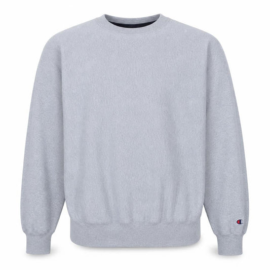 Champion Men's Grey XL Pullover Crew Neck Sweatshirt