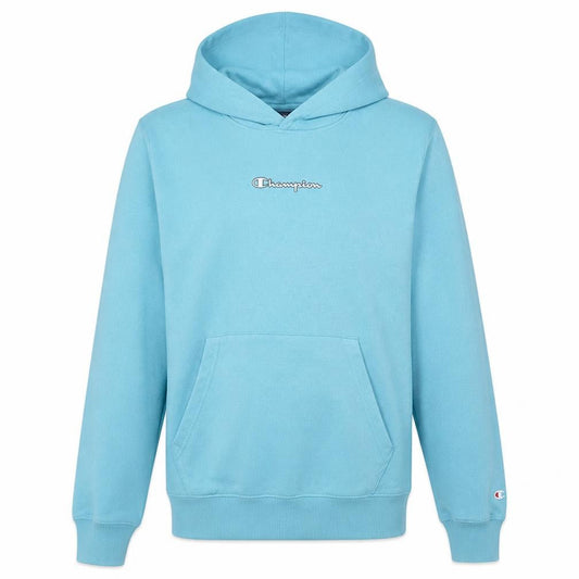 Champion Boys Blue Pullover Hoodie 15-16 Years Regular Fit Cotton Blend