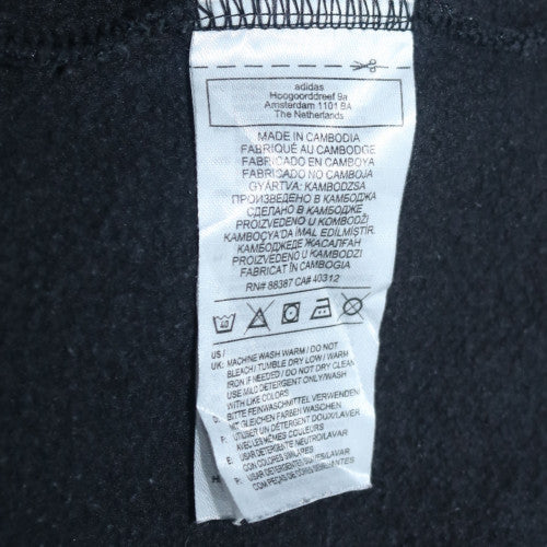 Adidas Men’s Black Small Pullover Crew Neck Sweatshirt