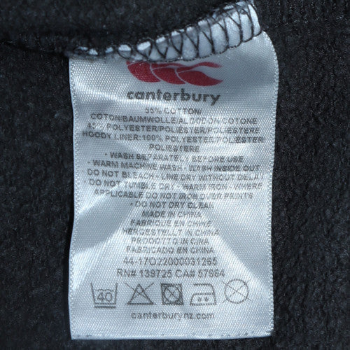 Canterbury Men's Grey Pullover Hoodie Size S Graphic Sports Fleece