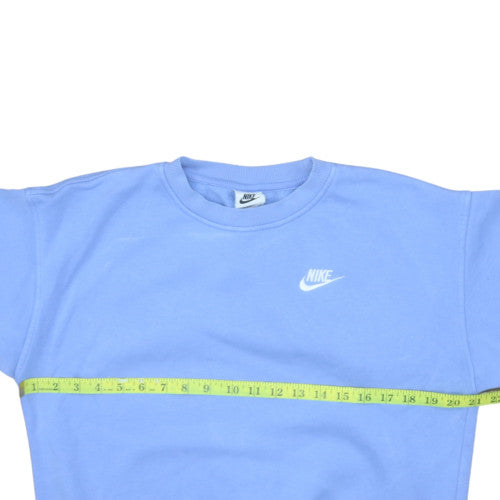 Nike Girls Blue Crew Neck Fleece Sweatshirt Size 146 G