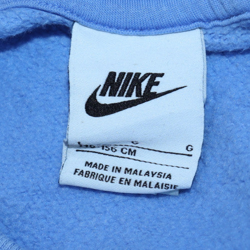 Nike Girls Blue Crew Neck Fleece Sweatshirt Size 146 G