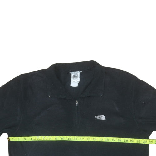 The North Face Men's Black XL Fleece 1/4 Zip Pullover Sweatshirt