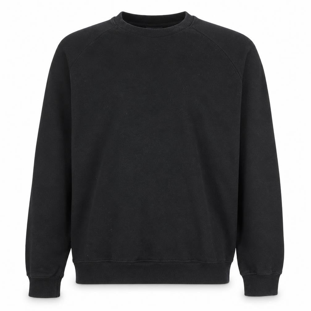 Outfitters Men's Black Crew Neck Pullover Sweatshirt Size M
