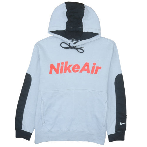 Nike Air Mens Grey Pullover Hoodie Size L Sports Fleece Sweatshirt