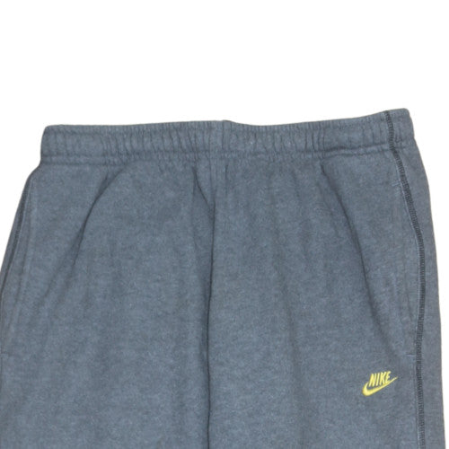 Nike Men's Grey Fleece Sweatpants M Elastic Waist Jogger Trousers