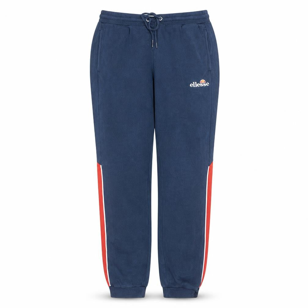 Ellesse Men’s Blue Jogger Trousers L Fleece Side Stripe Activewear
