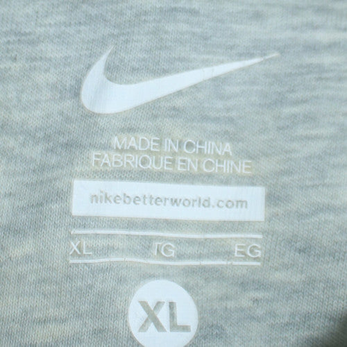 Nike Mens Grey XL Pullover Hoodie Sweatshirt Fleece Classic Fit