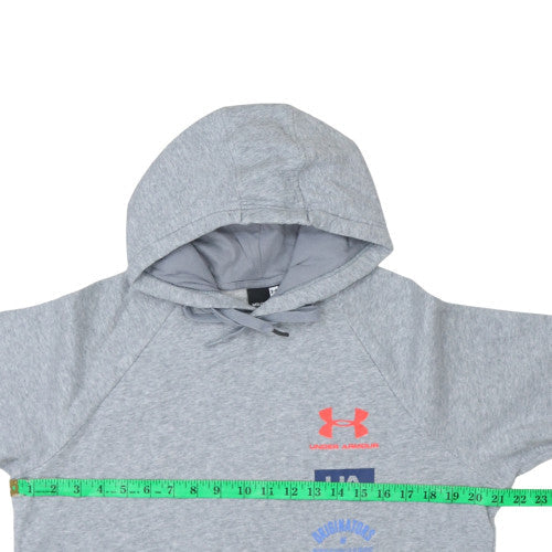Under Armour Men's Grey Pullover Hoodie M Regular Sports Style