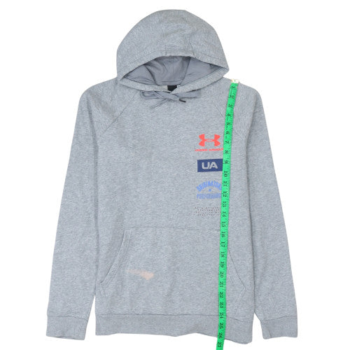 Under Armour Men's Grey Pullover Hoodie M Regular Sports Style