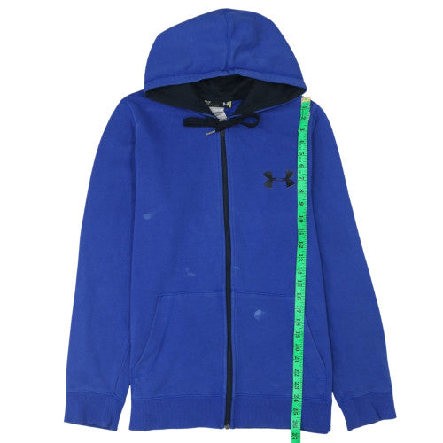 Under Armour Men's Blue Full Zip Hoodie Size S Sports Fleece