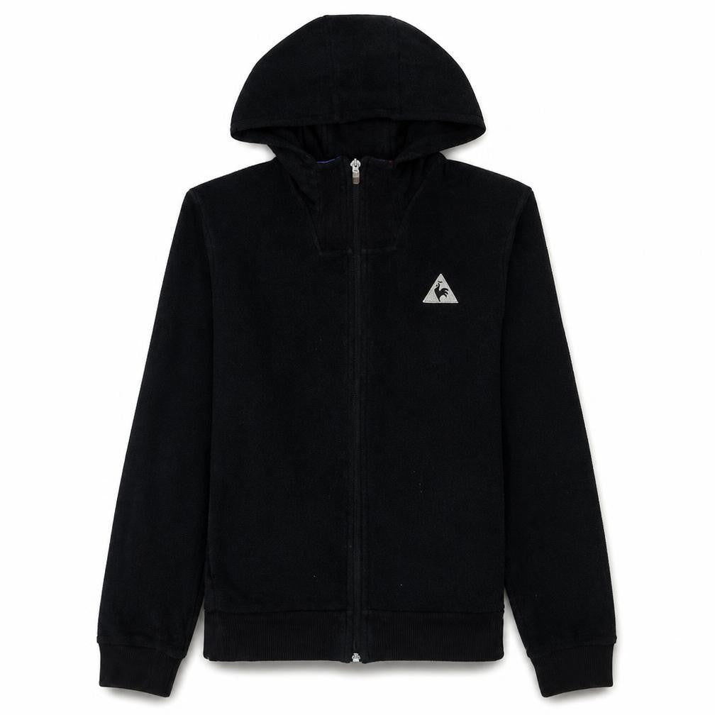 Le Coq Sportif Men's Black M Full Zip Hoodie Sweatshirt