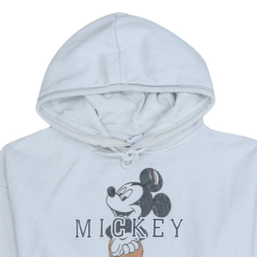 Primark Disney Women's White Mickey Mouse Pullover Hoodie Size M