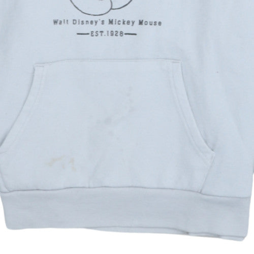 Primark Disney Women's White Mickey Mouse Pullover Hoodie Size M