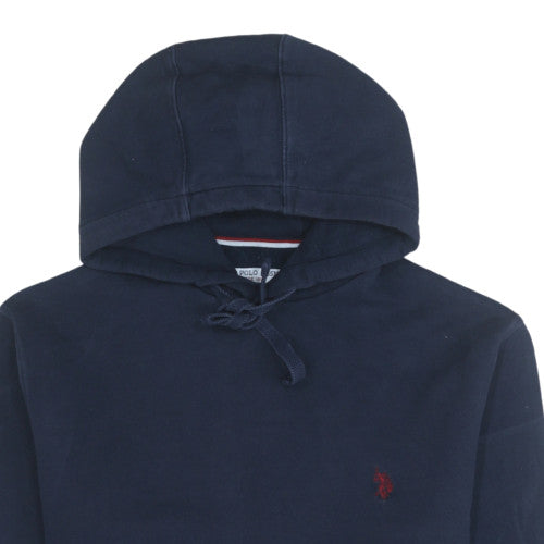 U.S. Polo Assn. Men's Blue Pullover Hoodie Size M Fleece