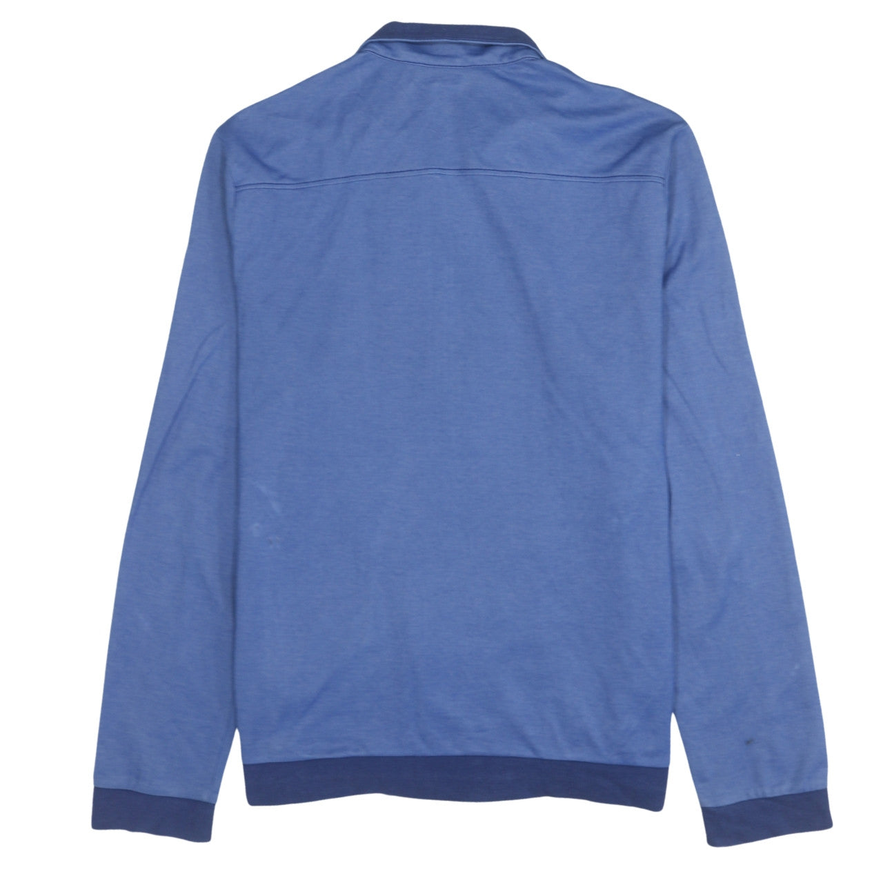 Hugo Boss Men's Blue Track Jacket L Cotton Blend Full Zip