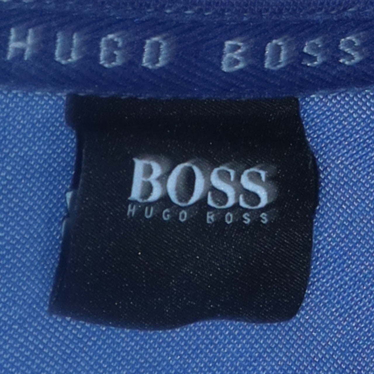 Hugo Boss Men's Blue Track Jacket L Cotton Blend Full Zip