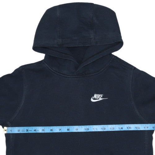 Nike Boys Black Pullover Hoodie L Fleece Hooded Sweatshirt