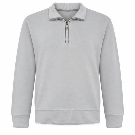 Champion Men's Grey 1/4 Zip Fleece Sweatshirt 2XL Regular Fit