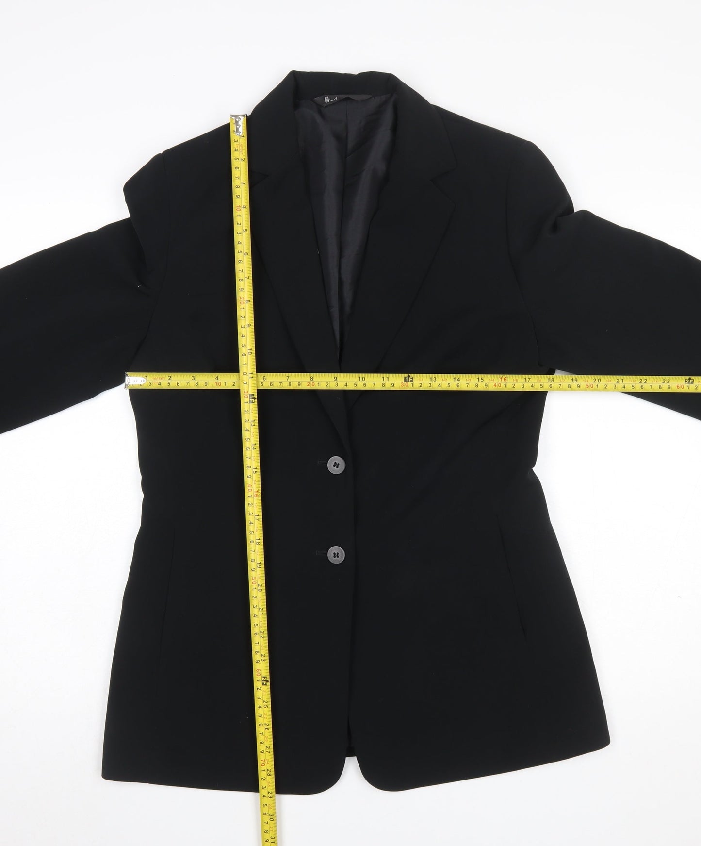 BHS Women Black Size 12 Classic Single-Breasted Suit Jacket