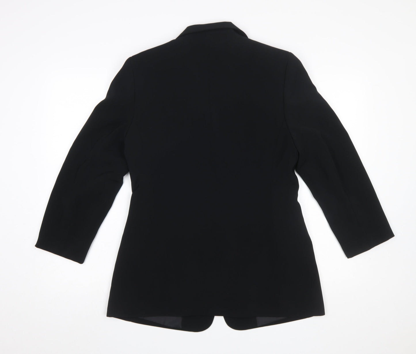 BHS Women Black Size 12 Classic Single-Breasted Suit Jacket