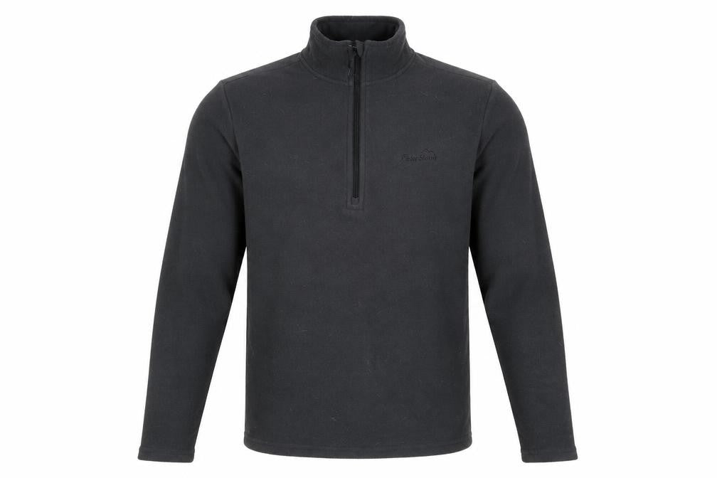 Peter Storm Men’s Black XS Fleece 1/4 Zip Pullover Sweatshirt