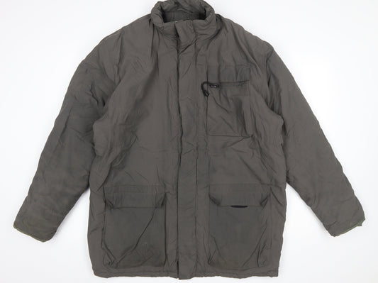 Gola Mens Green Nylon Insulated Puffer Jacket M Regular Fit
