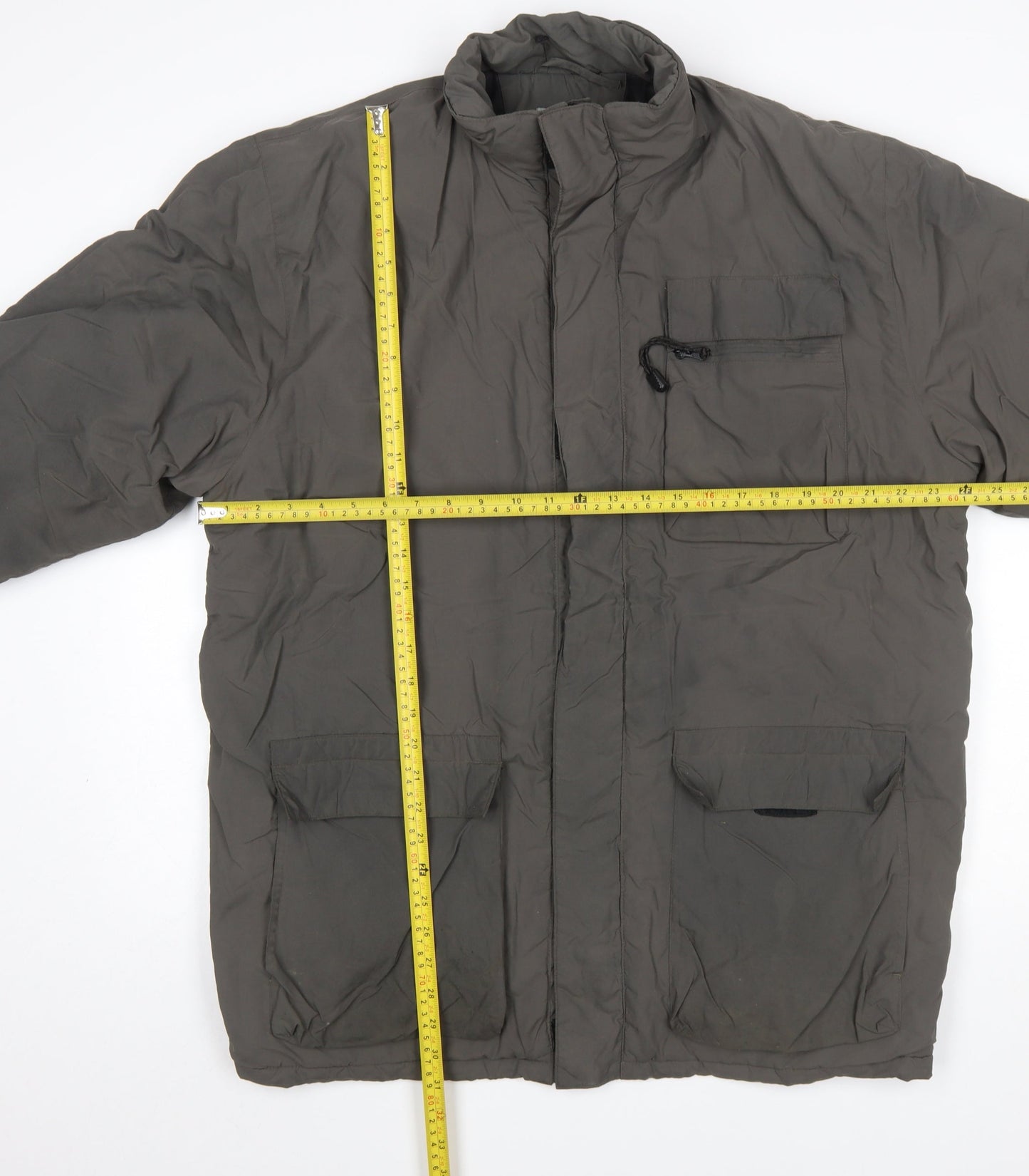 Gola Mens Green Nylon Insulated Puffer Jacket M Regular Fit