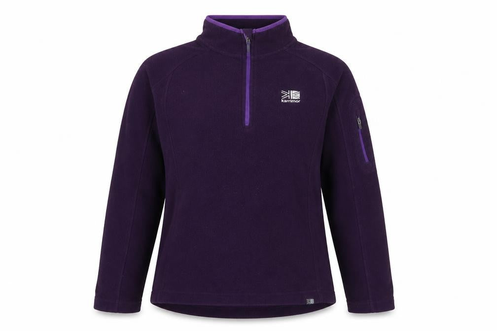 Karrimor Womens Purple Fleece Pullover Sweatshirt Size 12