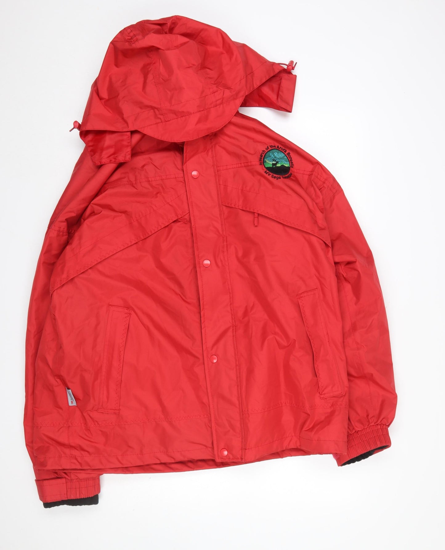 Result Men's Red Waterproof Hooded Parka Jacket L