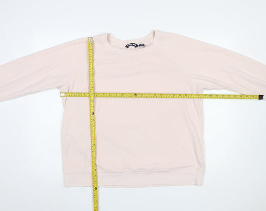 Lands' End Women Beige XL Pullover Sweatshirt Soft Fleece
