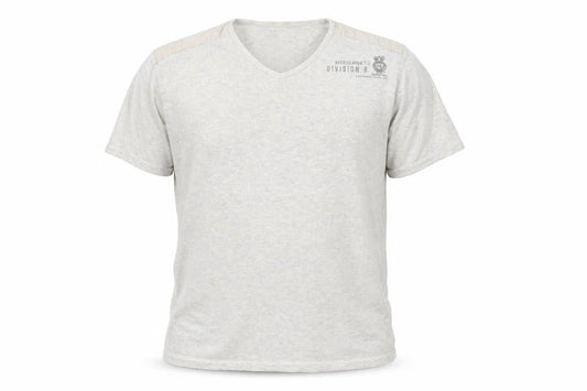 Lee Cooper Men's Grey Short Sleeve V-Neck T-Shirt XL Cotton Blend