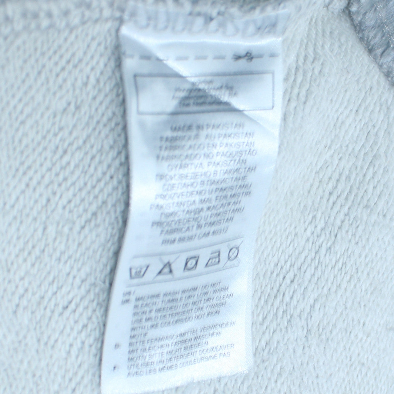 Adidas Men's Grey Crew Neck Pullover Sweatshirt Size L