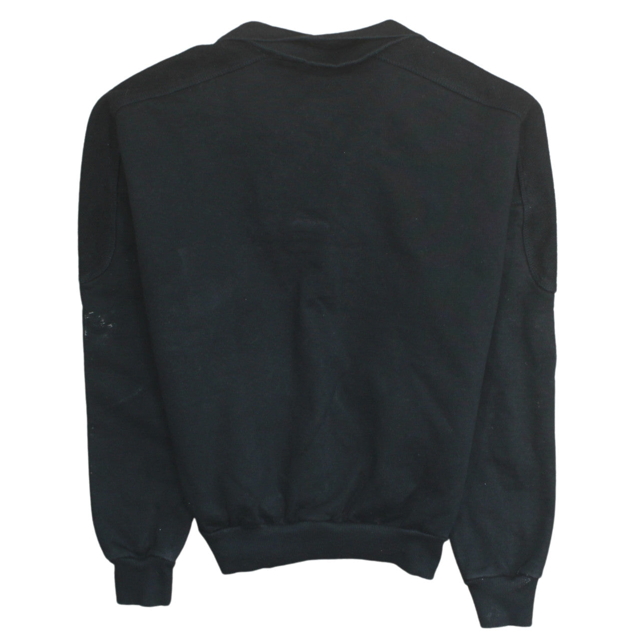 Gymshark Women's Black XS Henley Sweatshirt 100% Cotton Pullover