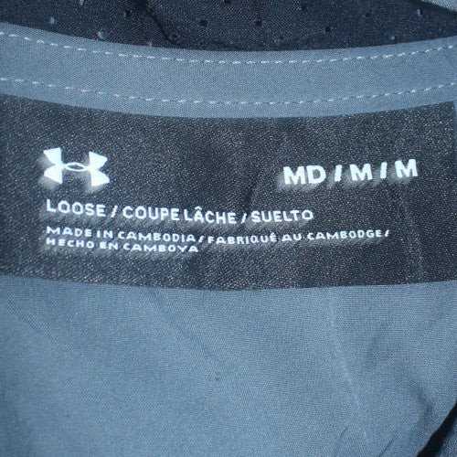 Under Armour Men’s Grey Hooded Windbreaker Jacket Size M