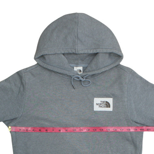 The North Face Mens Grey Pullover Hoodie Size S Regular Fit Fleece