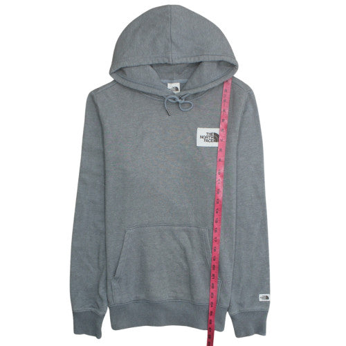The North Face Mens Grey Pullover Hoodie Size S Regular Fit Fleece