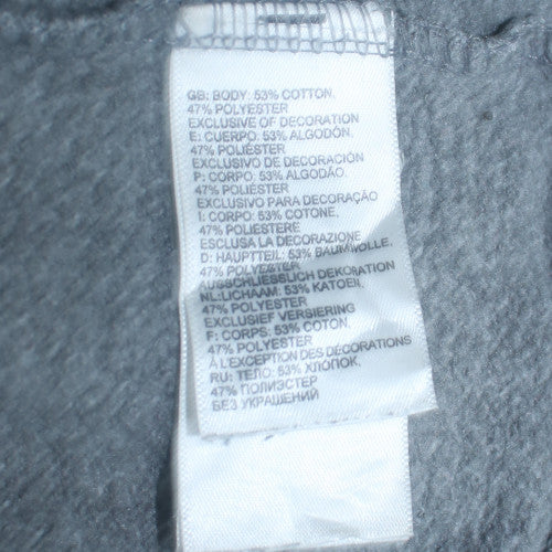 The North Face Mens Grey Pullover Hoodie Size S Regular Fit Fleece