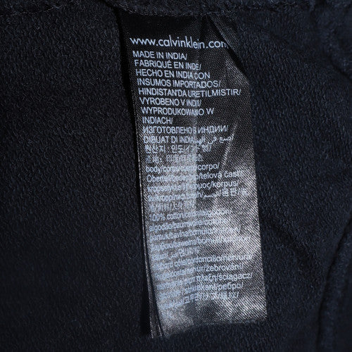 Calvin Klein Jeans Men’s Black Logo Crew Neck Sweatshirt Size L