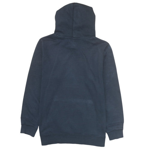 Under Armour Mens Blue Pullover Hoodie Medium Loose Fit Fleece Lined