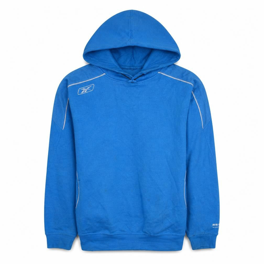 Reebok Men's Blue Pullover Hoodie Size M Lightweight Sportswear