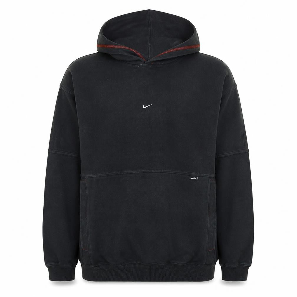 Nike Men's Black Medium Pullover Hoodie Fleece Sweatshirt