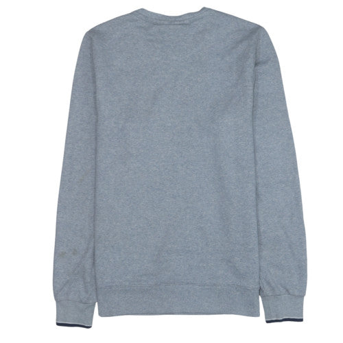 FILA Men's Grey Embroidered Logo Pullover Sweatshirt M