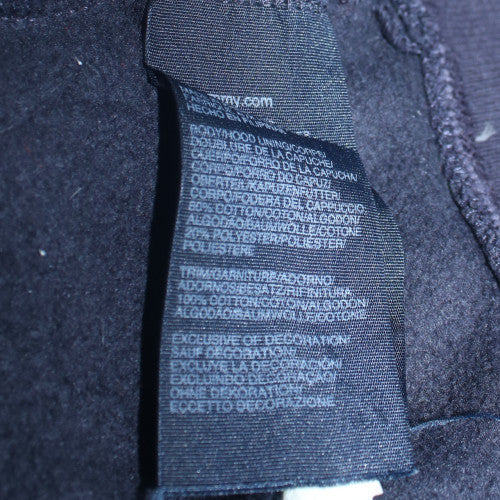Tommy Hilfiger Men's Black Full Zip Hoodie L Classic Cotton Blend