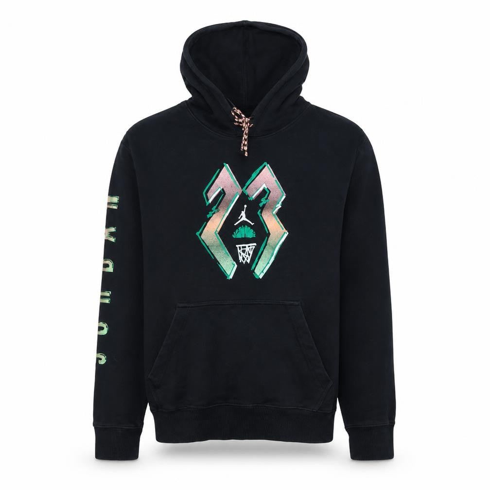 Jordan Men’s Black Pullover Hoodie L Graphic Sportswear