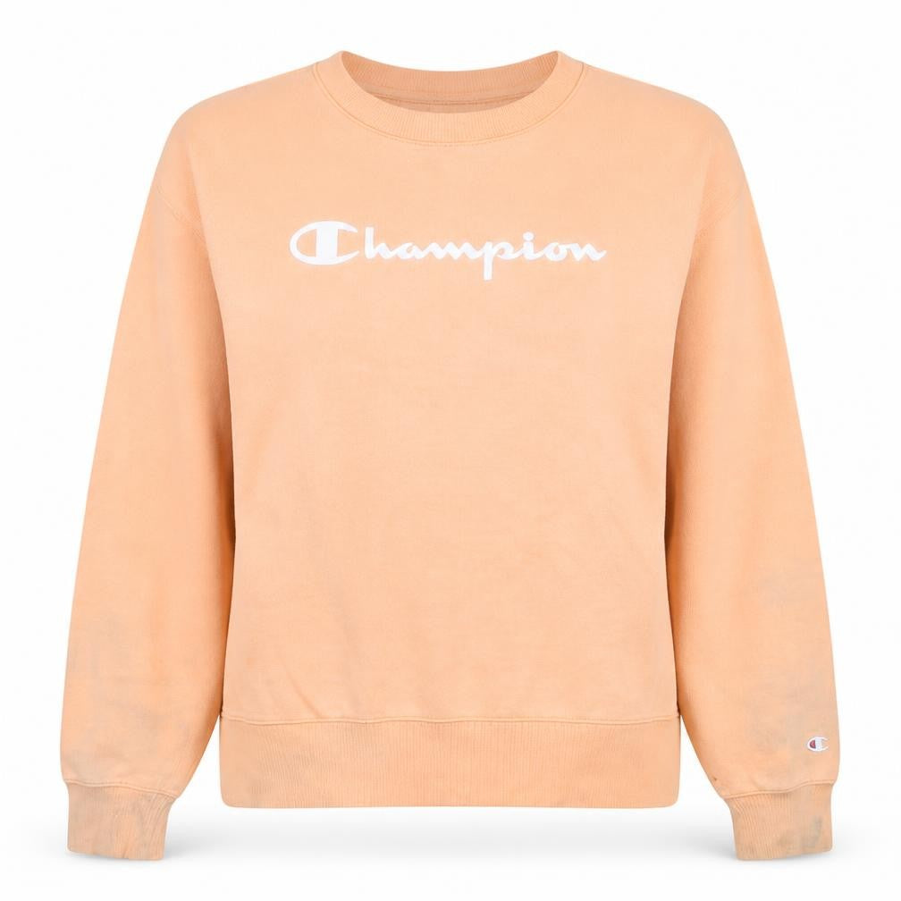 Champion Women's Peach Crew Neck Pullover Sweatshirt Size M