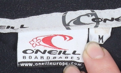 O'Neill Women Black Medium Pullover Sweatshirt Fleece Polyester