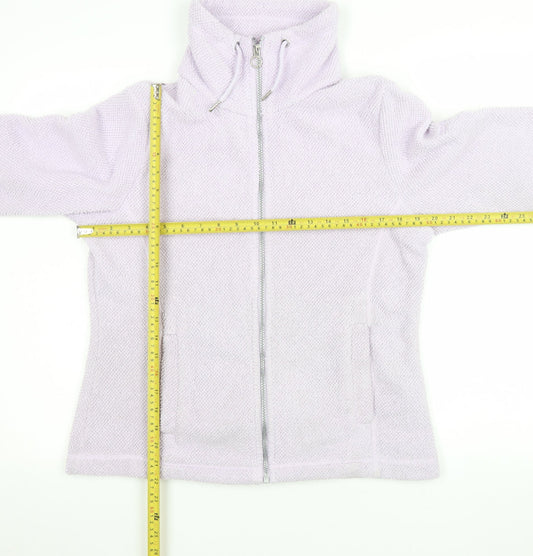 Regatta Womens Lilac Fleece Full Zip Hoodie UK 14 Polyester Outdoor